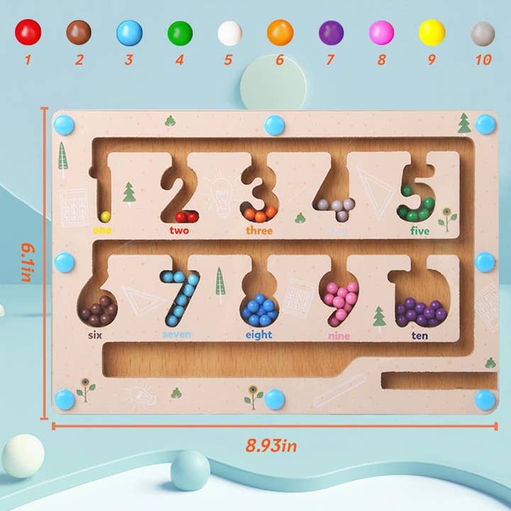 VIGOR - Wholesale Toy Car/Truck - Kids - Maze Educational Game Color Number Montessori Education7