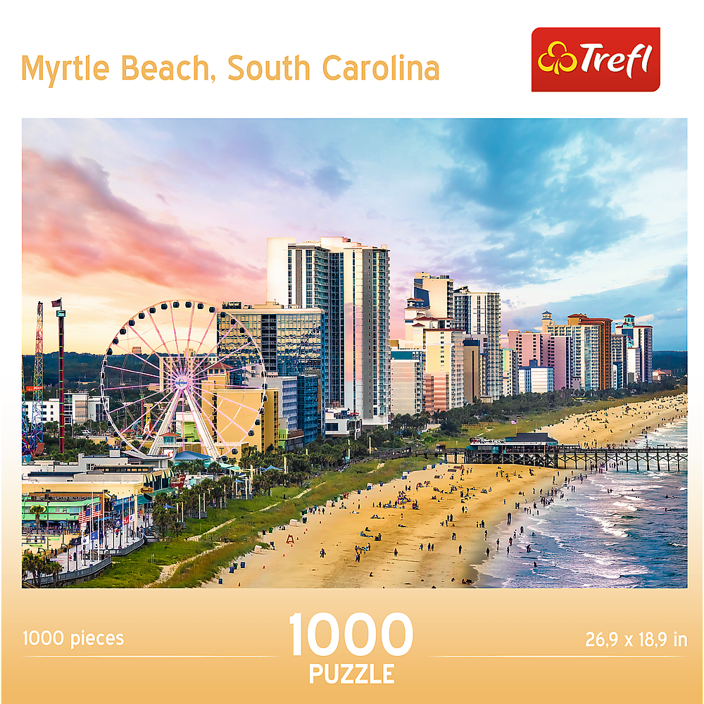 Trefl USA - Wholesale Puzzle - Adult - Trefl Red 1000 Piece Puzzle - Myrtle Beach2