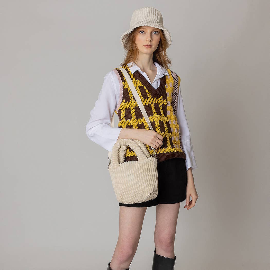 Fashion City – wholesale Bucket Hat - Dam – Solid Corduroy Bucket Hat1