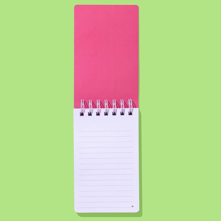 Taylor Elliott Designs - Vente Cahiers - Petit carnet à spirale - Orange avec fleur - 200 pages