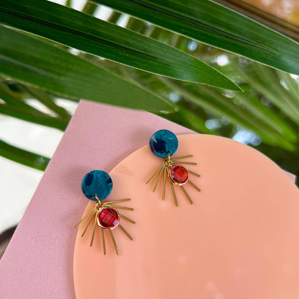 Tribe + Temple - Wholesale Dangle Earrings - She's Rich in Glam Small Dangles1