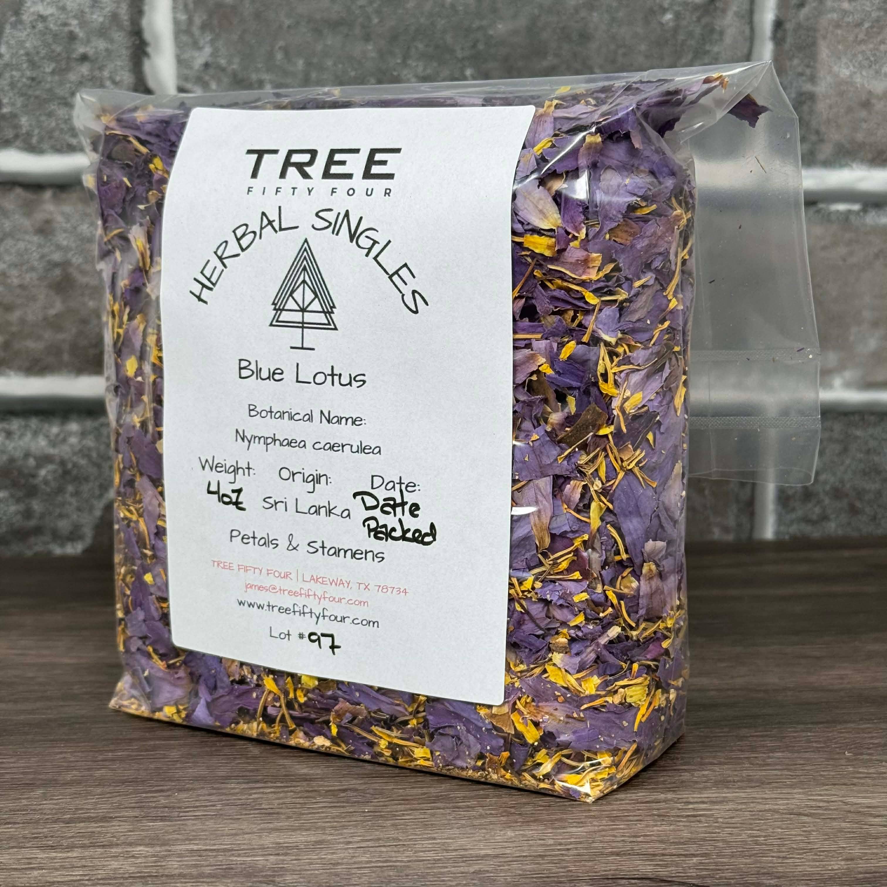 Tree Fifty Four - Venta al por mayor Tés a granel - Pétalos y Estambres de Loto Azul | 56 g - 1 kg | Hierbas a Granel4