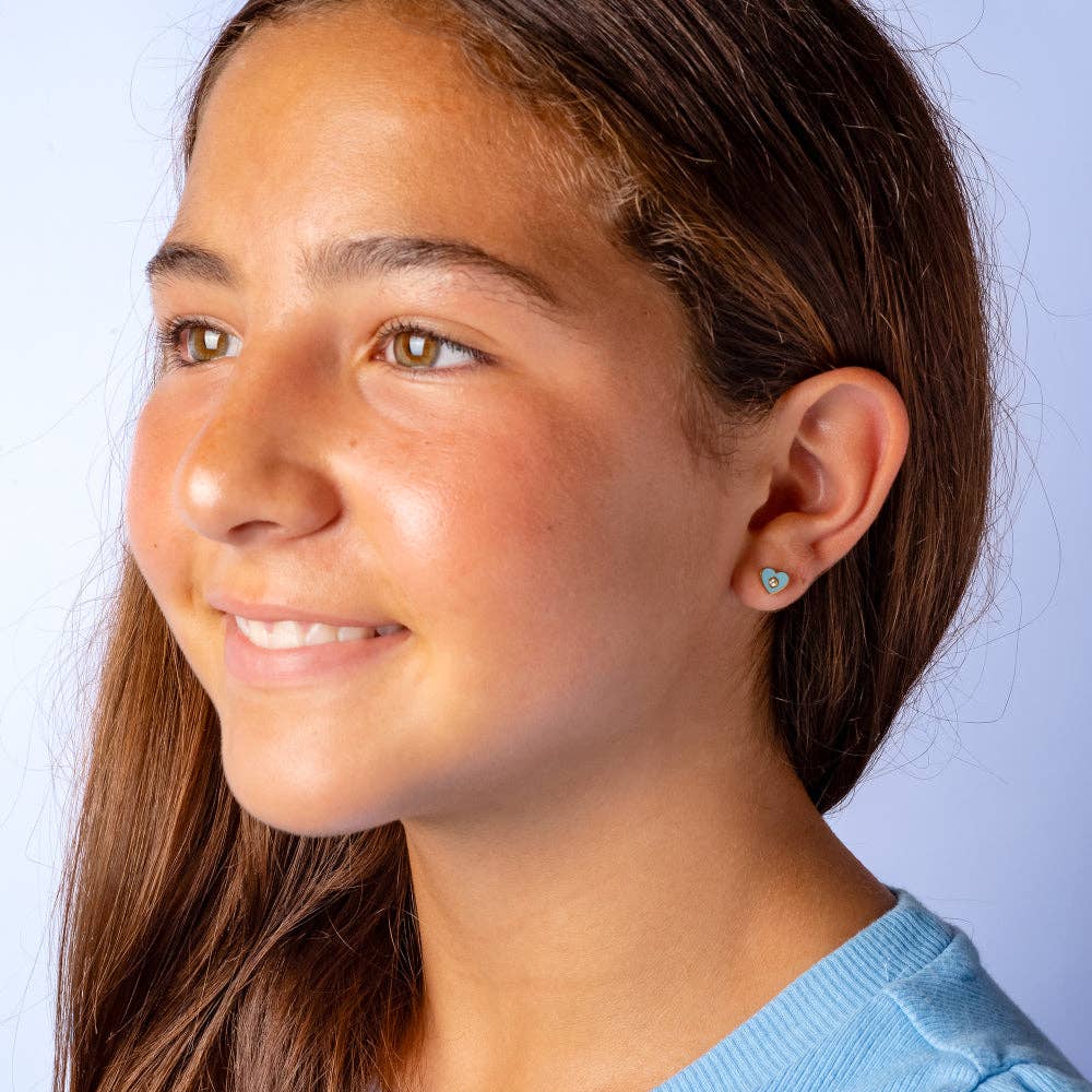 Adorn512 - Wholesale Stud/Post Earrings - Bubble Heart Enamel Screwbacks6