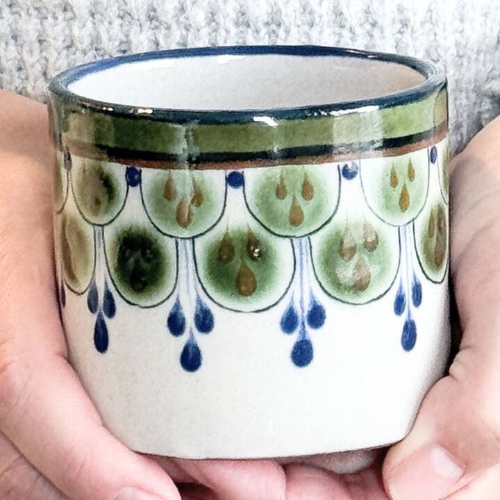 Upavim Crafts - Wholesale Coffee Mug - Short Guatemalan Stoneware Cup4