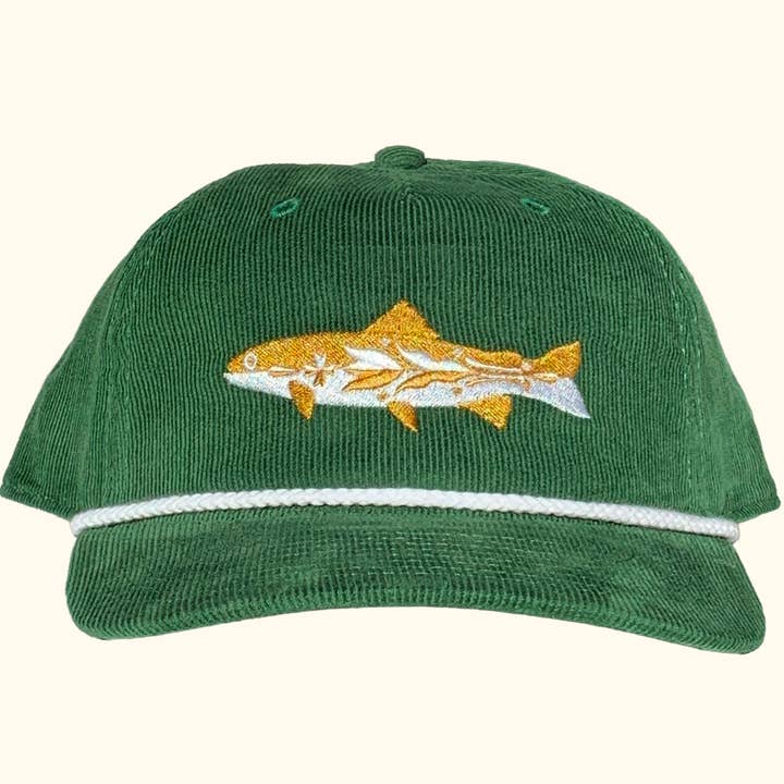 TROUT CORD ROPE HAT for wholesale by Anna Montagne Studio