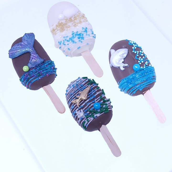 Cakesicles - Praia, Oceano, Sereia, Tubarão por atacado de Wild Angel Treats, LLC