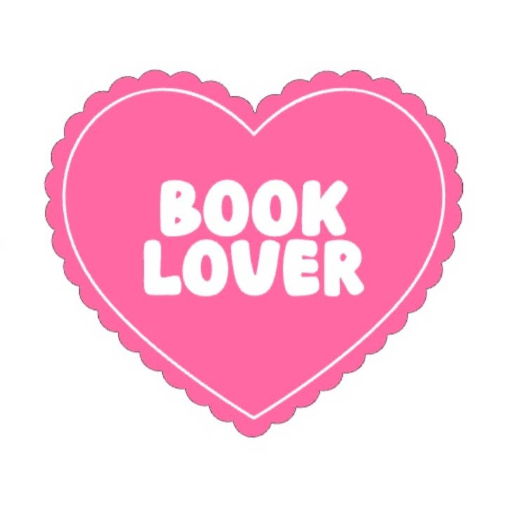 Book Lover Sticker for wholesale by Girl Haus