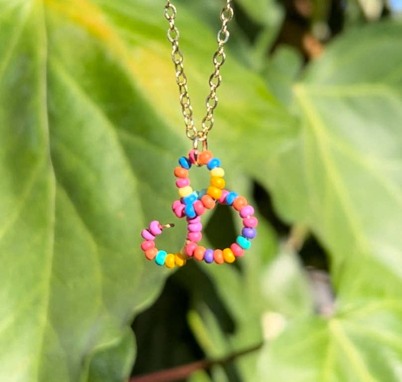 MorninGloria's - Wholesale Pendant/Charm Necklace - Beaded Initial Necklace1