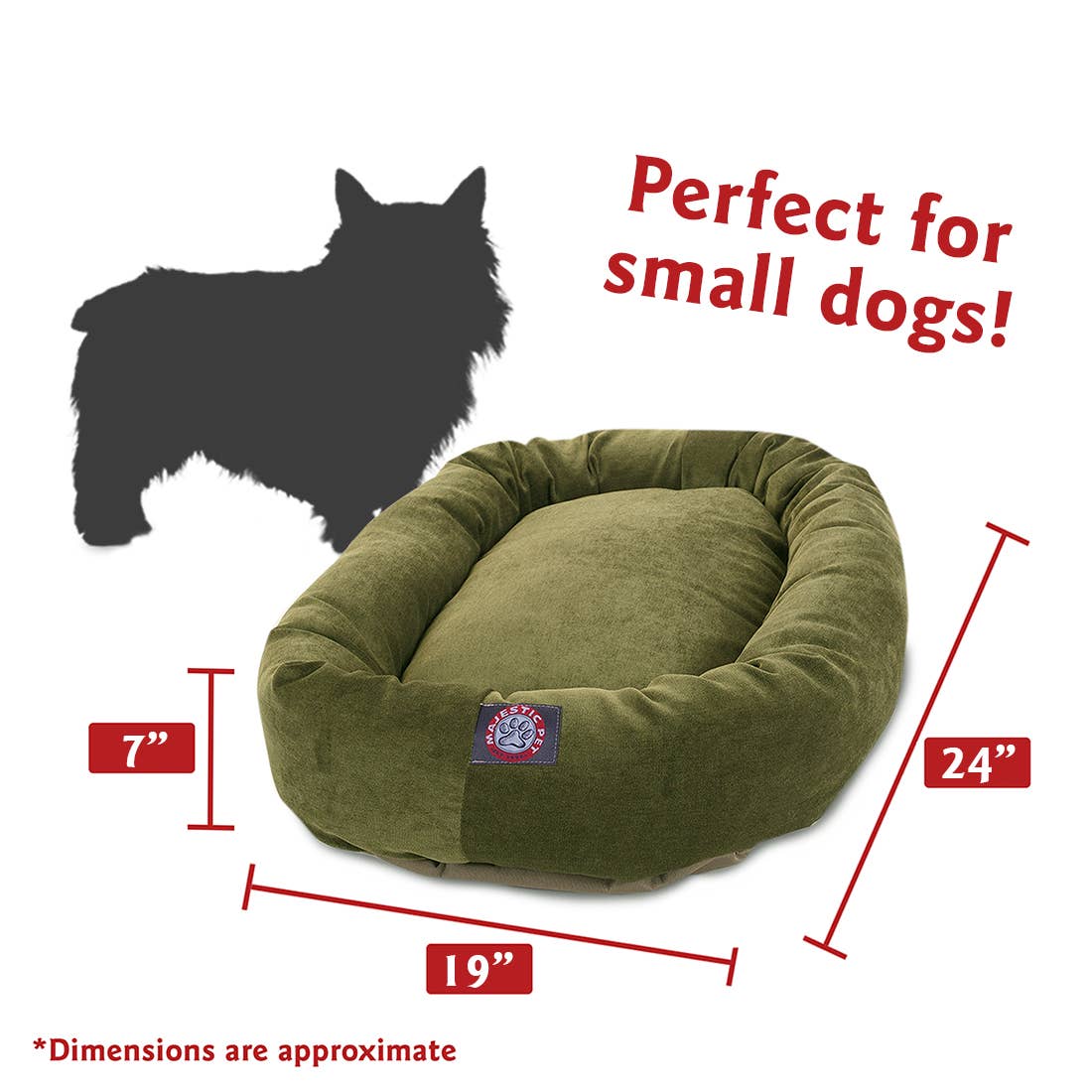 Majestic Pet Products - Vente Panier – chien - Panier pour chien Villa Bagel80