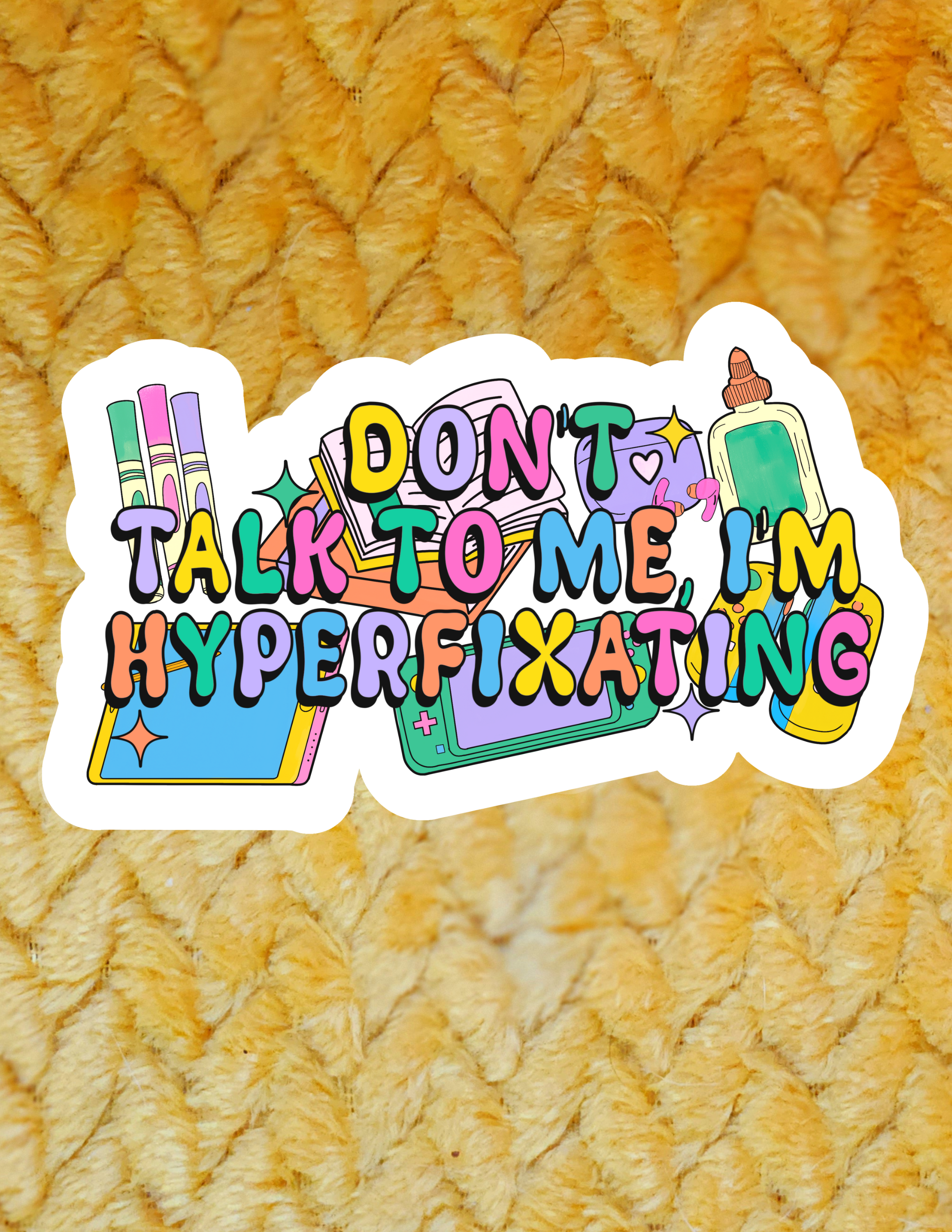 Luxe Trauma - Wholesale Sticker - Hyperfixating sticker adhd Autism waterproof hydroflask4