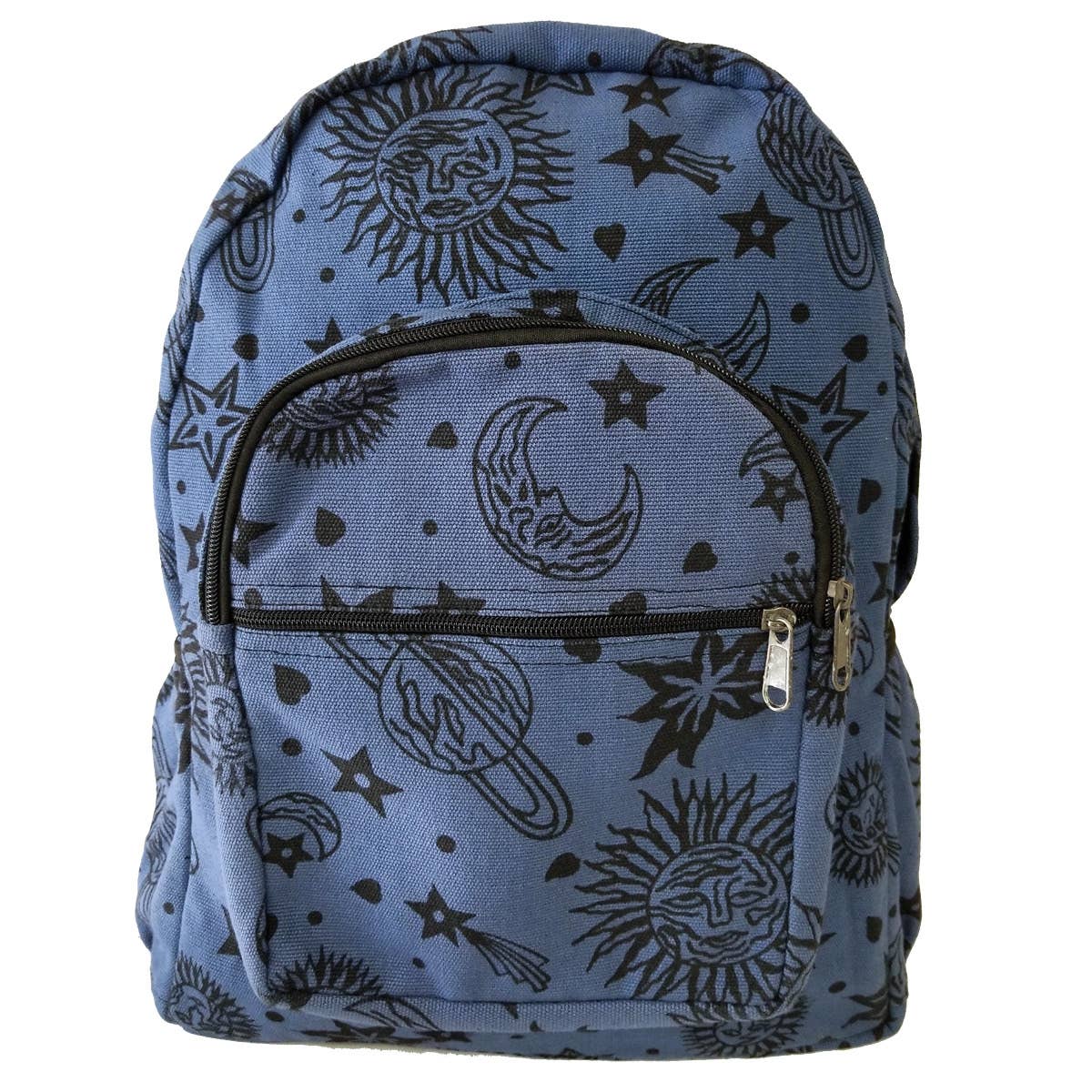 Yak & Yeti – Großhandel Rucksack – Unisex – Sun-Moon-Rucksack mit drei Außentaschen und Reißverschlüssen1