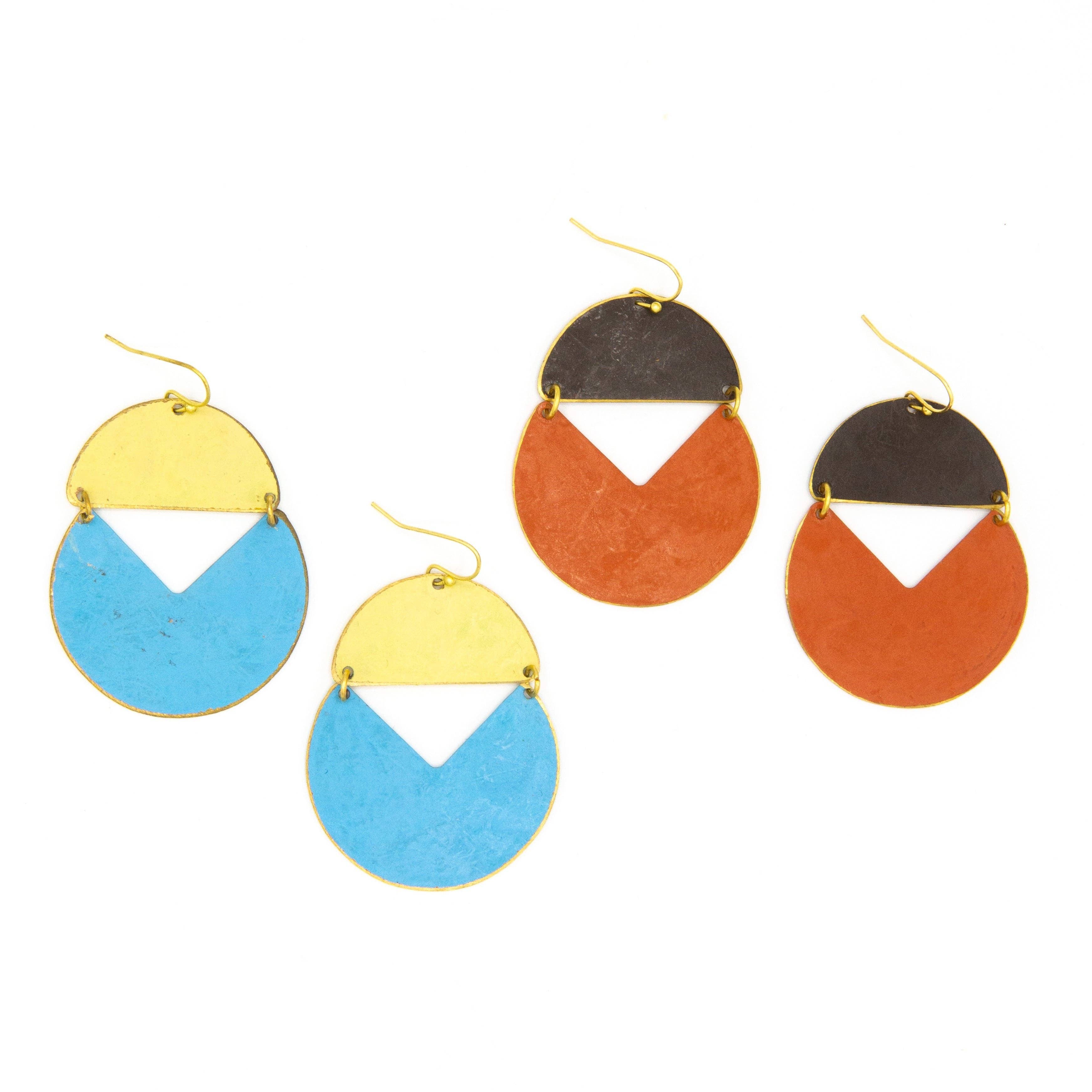 Fair Anita - Wholesale Dangle Earrings - Painted Moon Earrings5