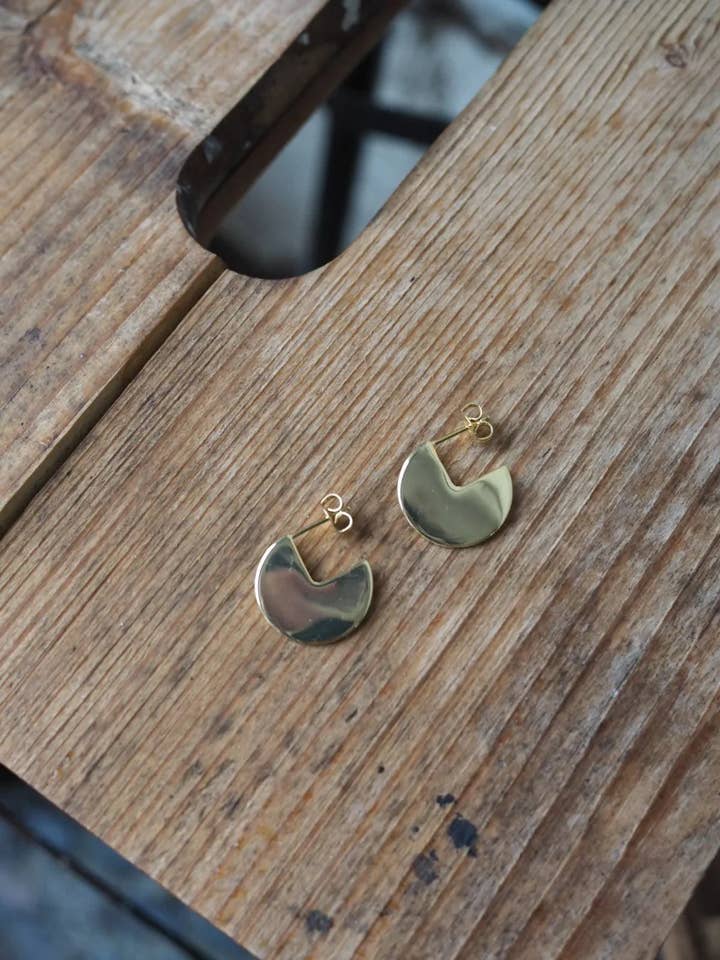 Fi Gold Earring for wholesale by Roake Studio