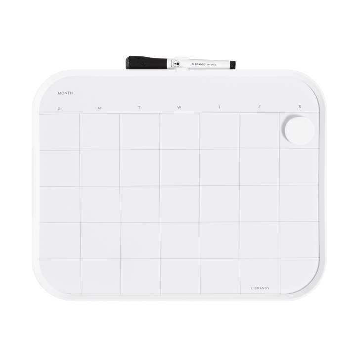 U Brands Modern Bevel Dry Erase Monthly Calendar for wholesale by U Brands