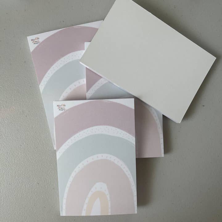 Maddie Green Designs - Wholesale Notepad - 4x6 Signature Rainbow Notepad2