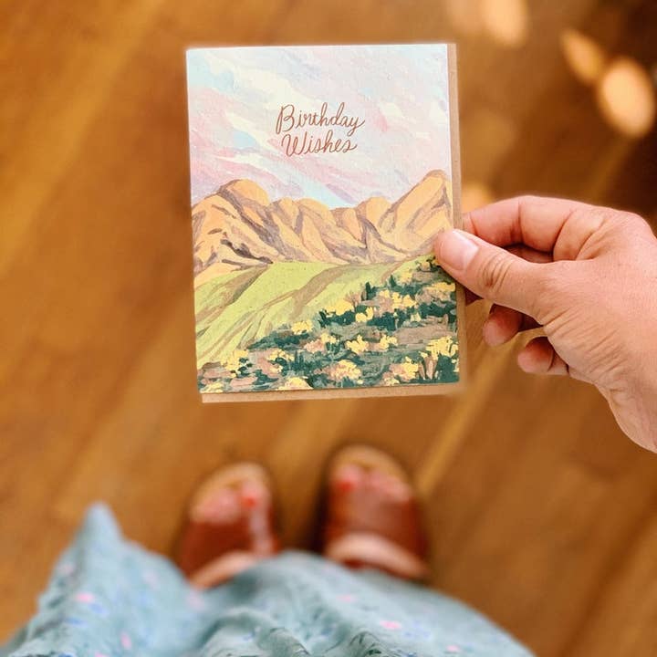 Little Salt Wagon - Wholesale Birthday Card - Birthday Wishes Mountain Greeting Card For Him6