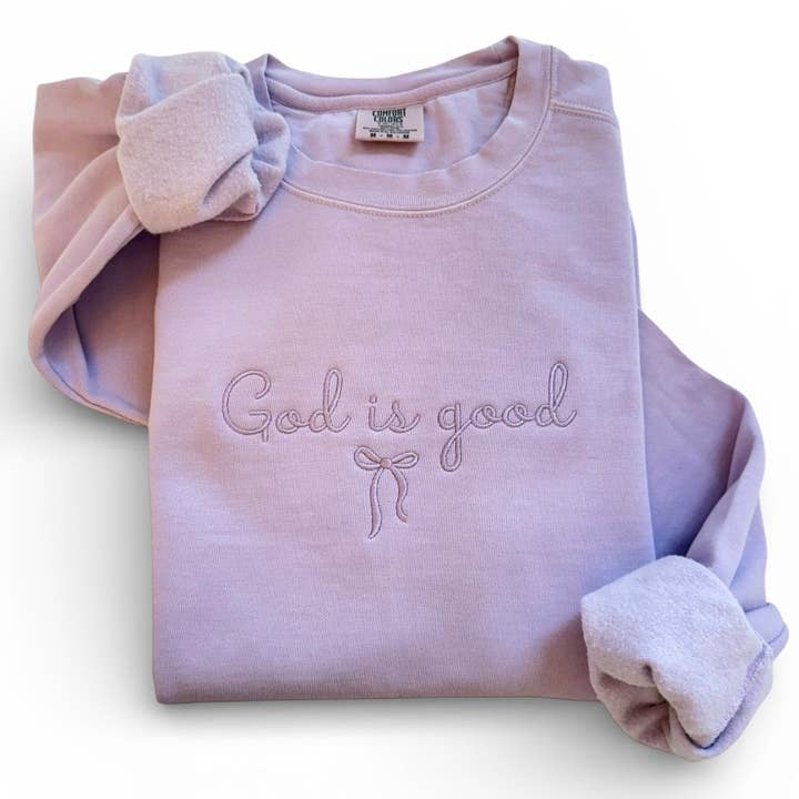 Felpa Ricamata "Dio è Buono" per la vendita all'ingrosso da parte di Duke & Fox