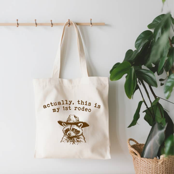 EnchantingSunshine - Wholesale Tote Bag - Women's - Actually, This Is My 1st Rodeo Canvas Tote Bag