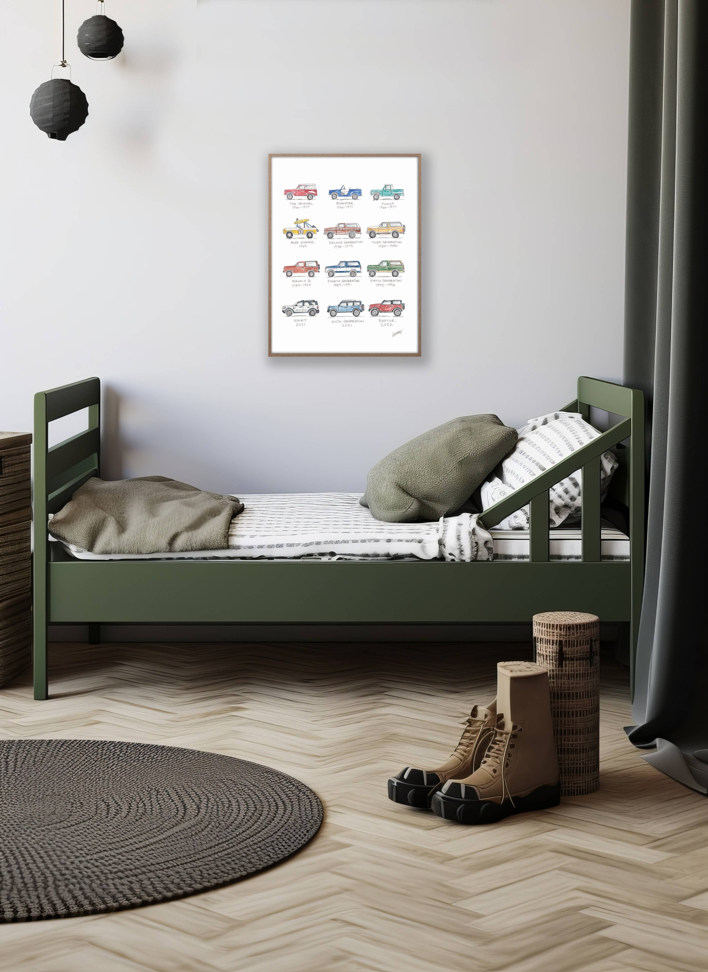 Elizabeth Wade Studio - Wholesale Art Print - Bronco: A Watercolor Story  Art Print2