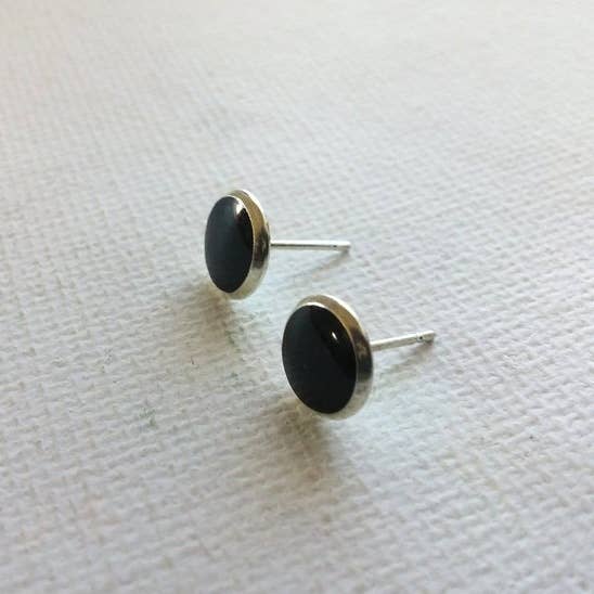 Holey Moley Accessories - Vente Clous d'oreille - Petits clous noirs et argentés2