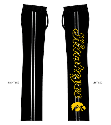 BLACK Iowa Swanson Sweats Track Pant for wholesale on Faire2
