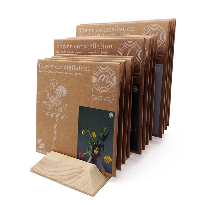 FLOWER CONSTELLATIONS POS - wooden stand for 12 disks for wholesale by House Of Thol