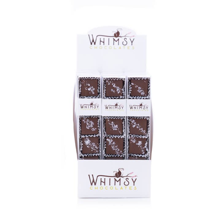 Whimsy Chocolates - Wholesale Chocolate Covered Sweets - Milk Salted Caramels1