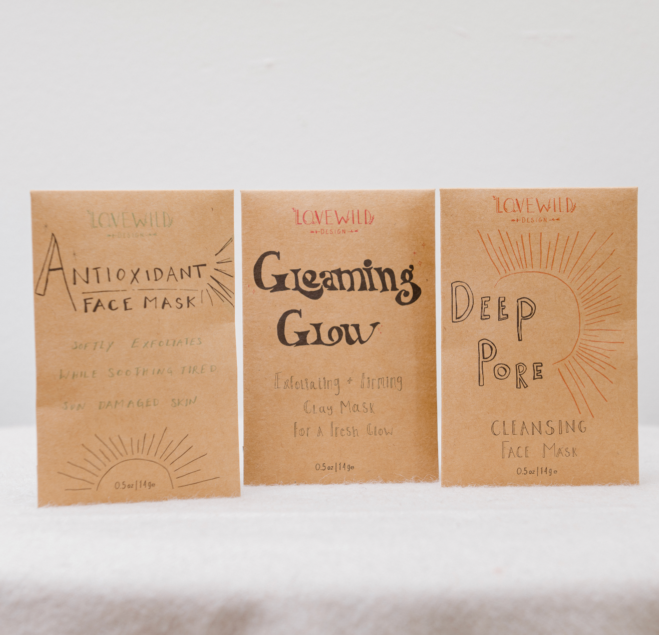 Lovewild Design – Máscara facial por atacado – Conjunto de Presente Mask Trio3