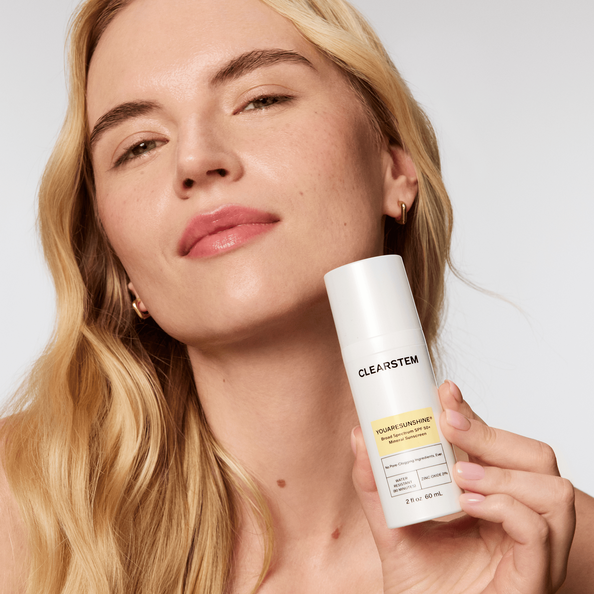 CLEARSTEM Skincare - Wholesale Sunscreen - YOUARESUNSHINE™ Sheer Broad-Spectrum SPF 50+1