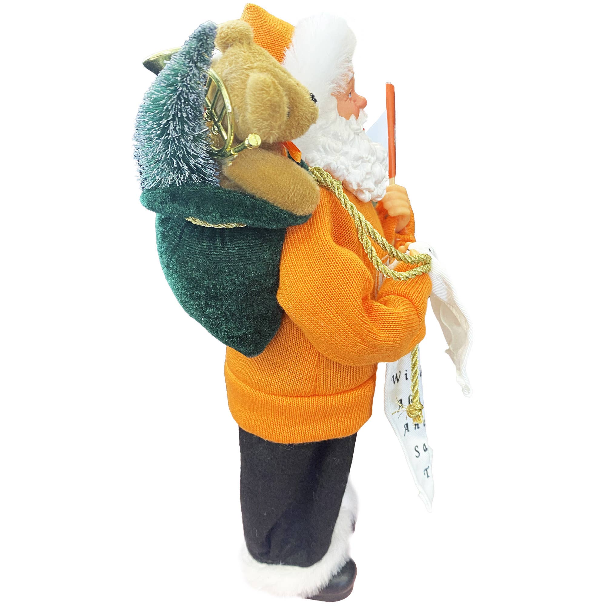 Santa’s Workshop Inc. - Wholesale Christmas Decoration - 12" Oklahoma State Proud Santa2