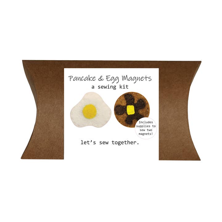 Butterscotch Sewing - Wholesale DIY Craft Kit - DIY Pancake & Egg Magnets0