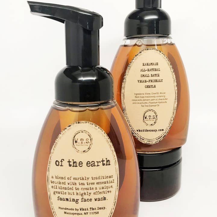 Of The Earth Foaming Face Wash for wholesale by What.The.Soap