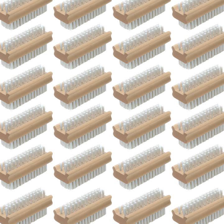 Hand & Nail Brush, Wood Block -300 Count (Full Case Pack) for wholesale by LOLA