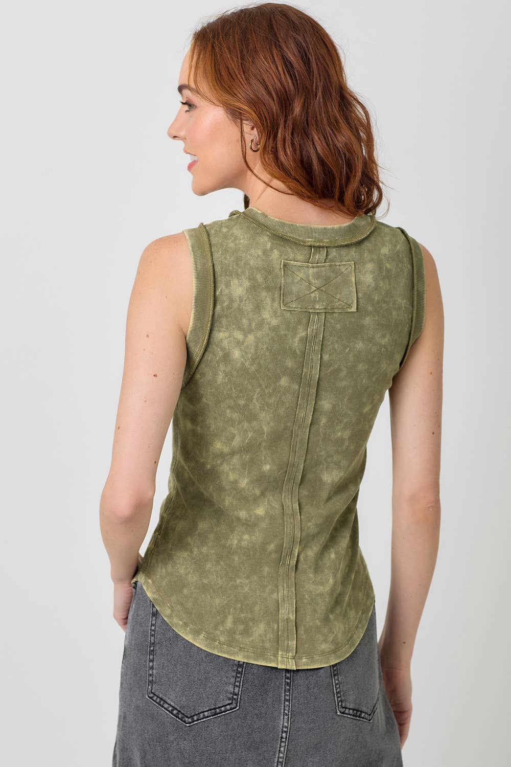 Mystree - Wholesale Tank Top - Women's - 60556 Exposed Seaming Ribbed Tank23