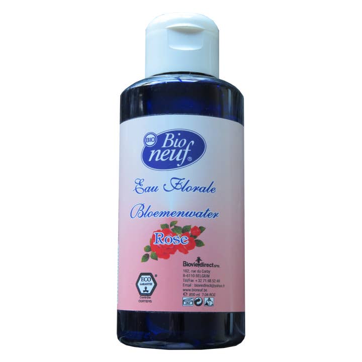 Damask rose blomster vand (200 ml) for engroshandel hos Bio Neuf