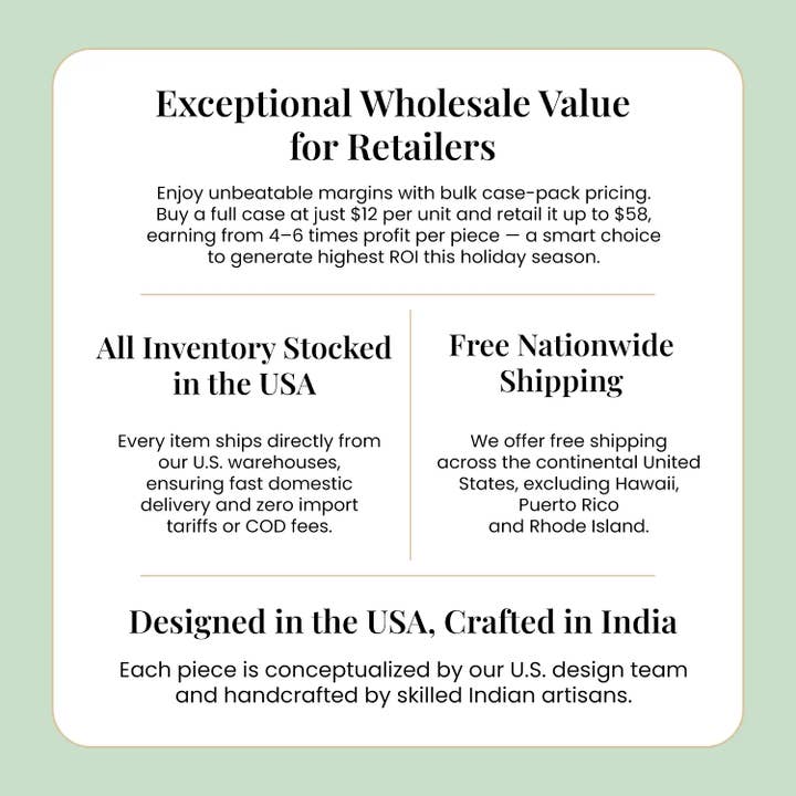 Muqeem & Brothers - Wholesale Decorative Box - Decorative Box Verdegris, Pack of 163