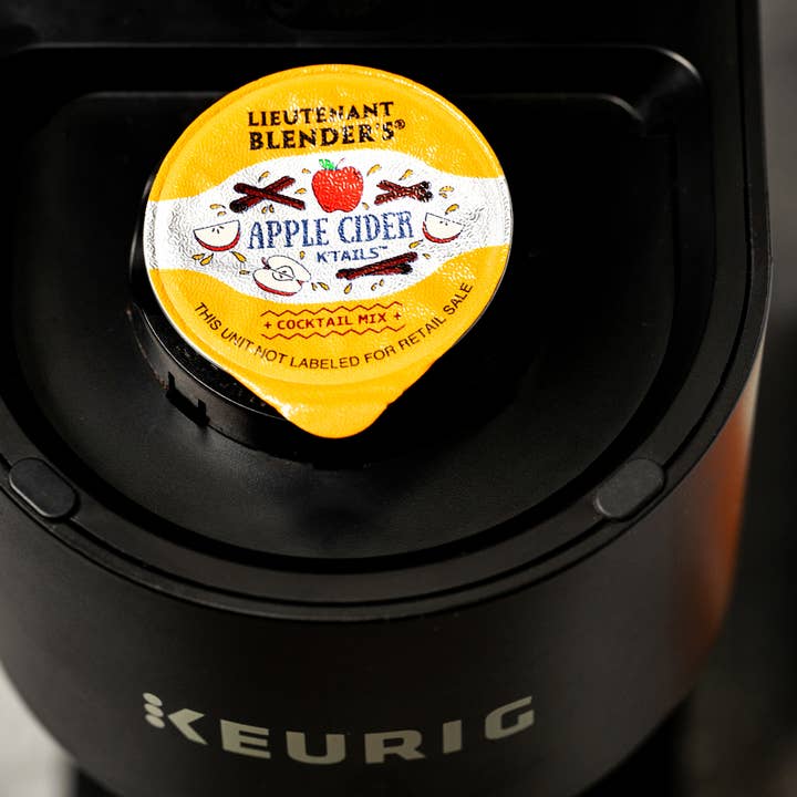 Lieutenant Blender's Cocktail Mixes - Wholesale Beverage Mix - Apple Cider K'Tails® Single Pod Cocktail Mixers 12 Ct2