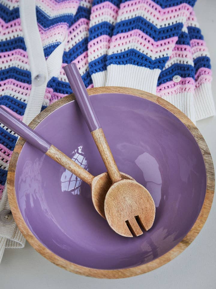 Posate da insalata KISHA per la vendita all'ingrosso da parte di Fynch-Hatton Living