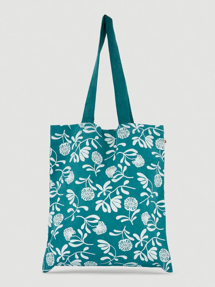 SAC CABAS COTON BIO XL VÉGAN 45X40 CM COMMERCE ÉQUITABLE pour la vente par Veraluna Sustainable Clothing