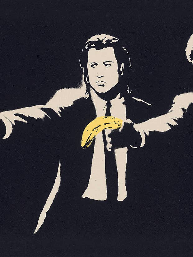 Banksy - Pulp Fiction por atacado de BLUE SHAKER