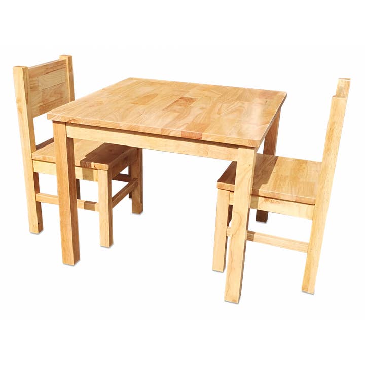 Pioupiou et Merveilles - Wholesale Chair – Child - Set of 2 Children's Chairs in Natural Wood 4-7 years3