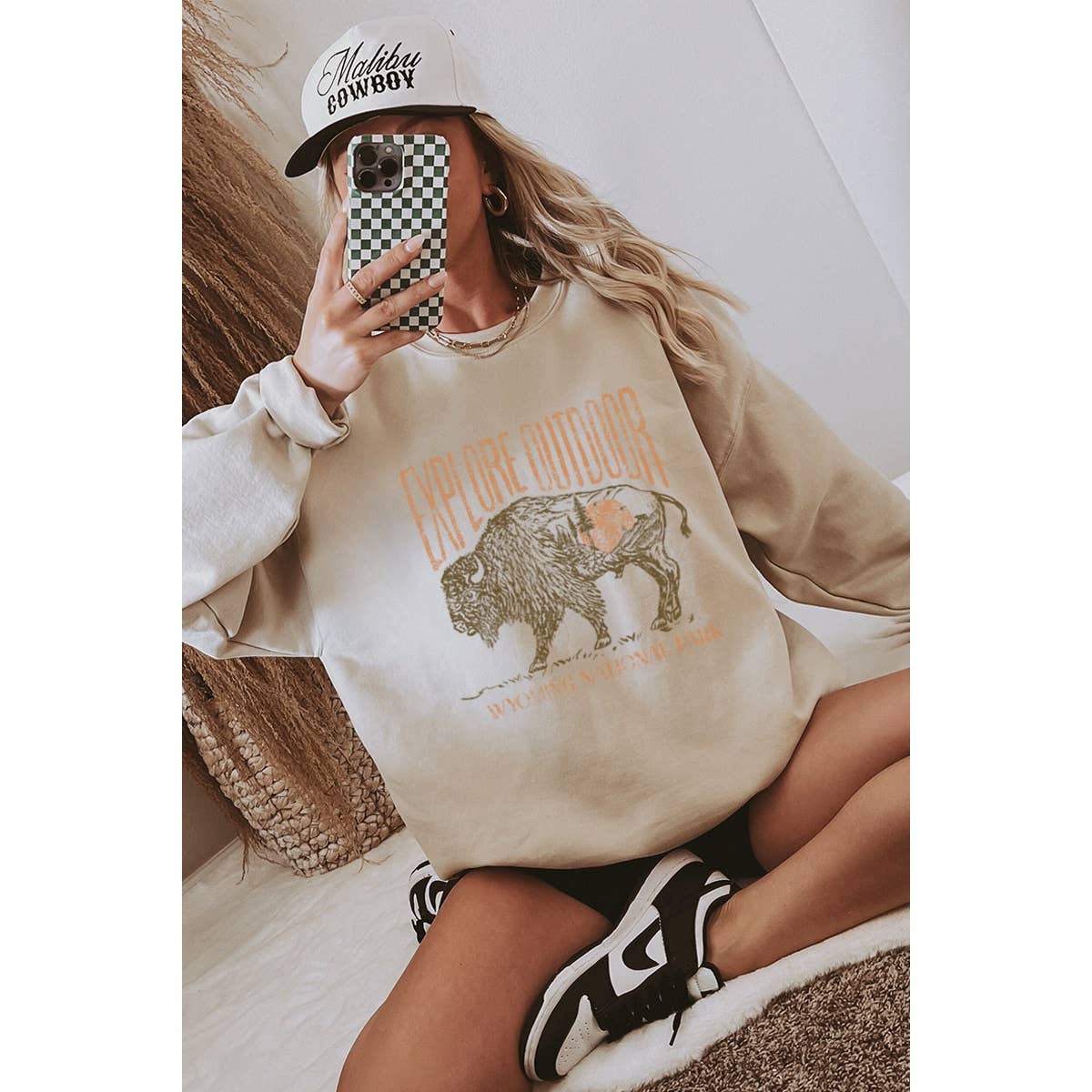 Illustrated Society - Vendita all'ingrosso Felpa - Donna - ESPLORA FELPE GRAFICHE OUTDOOR BUFFALO3