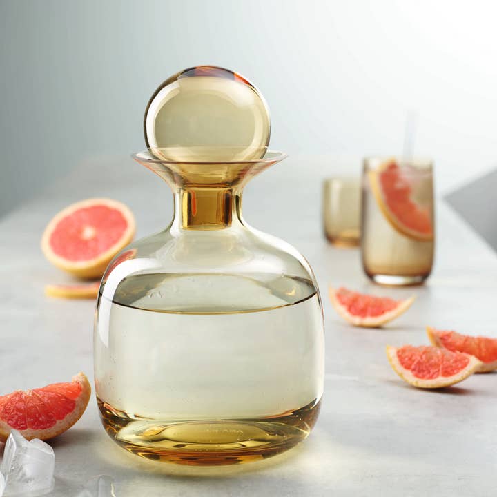 ASA Selection - Wholesale Carafe - SARABI Blown Glass Carafes Square w/Gift Pack*2-3MO LeadTime11