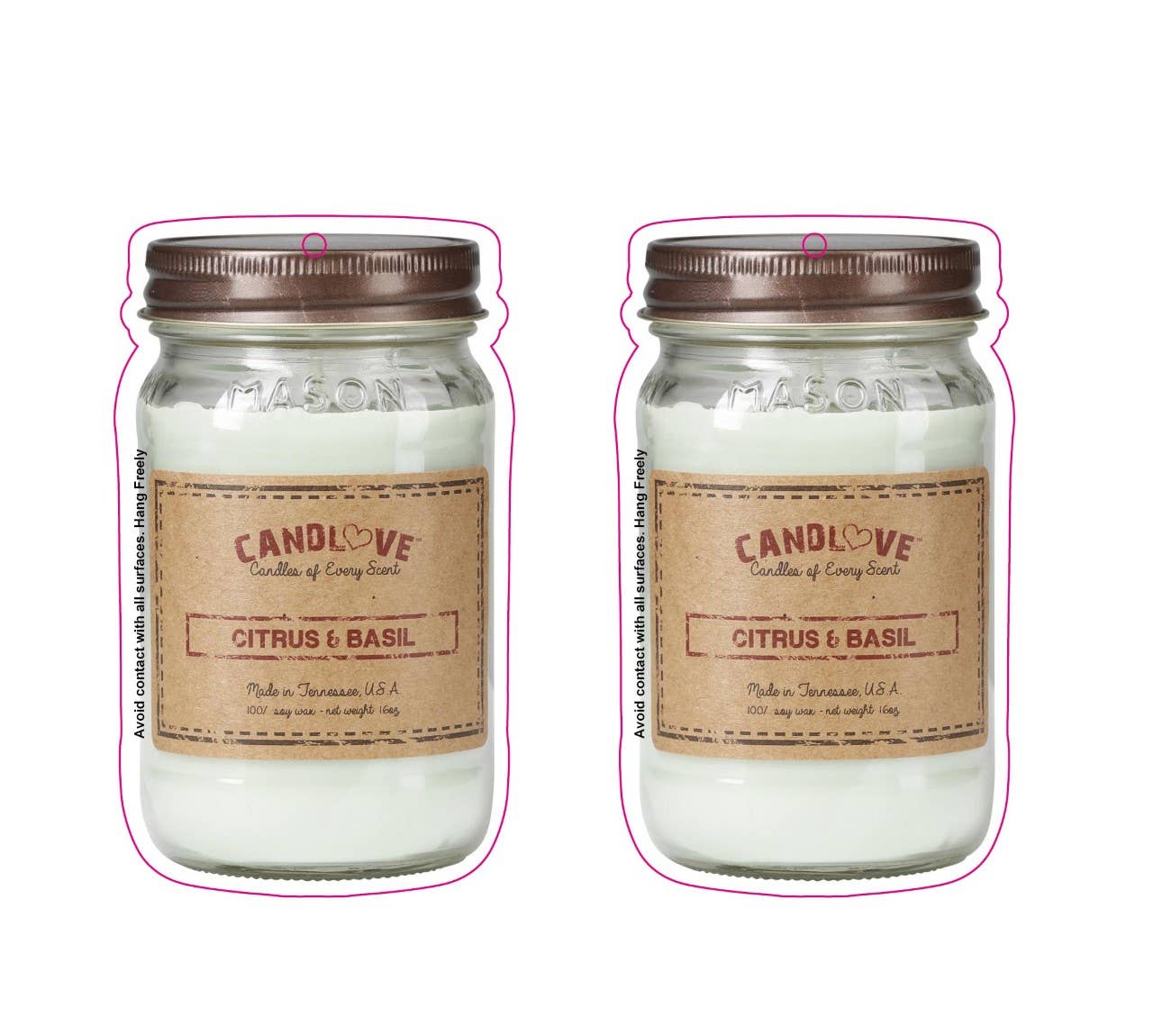 CANDLOVE CANDLE CO - Wholesale Car Freshener - Unisex - CANDLOVE Strong Scented Car Freshner 16 Scents (1x Peice)14