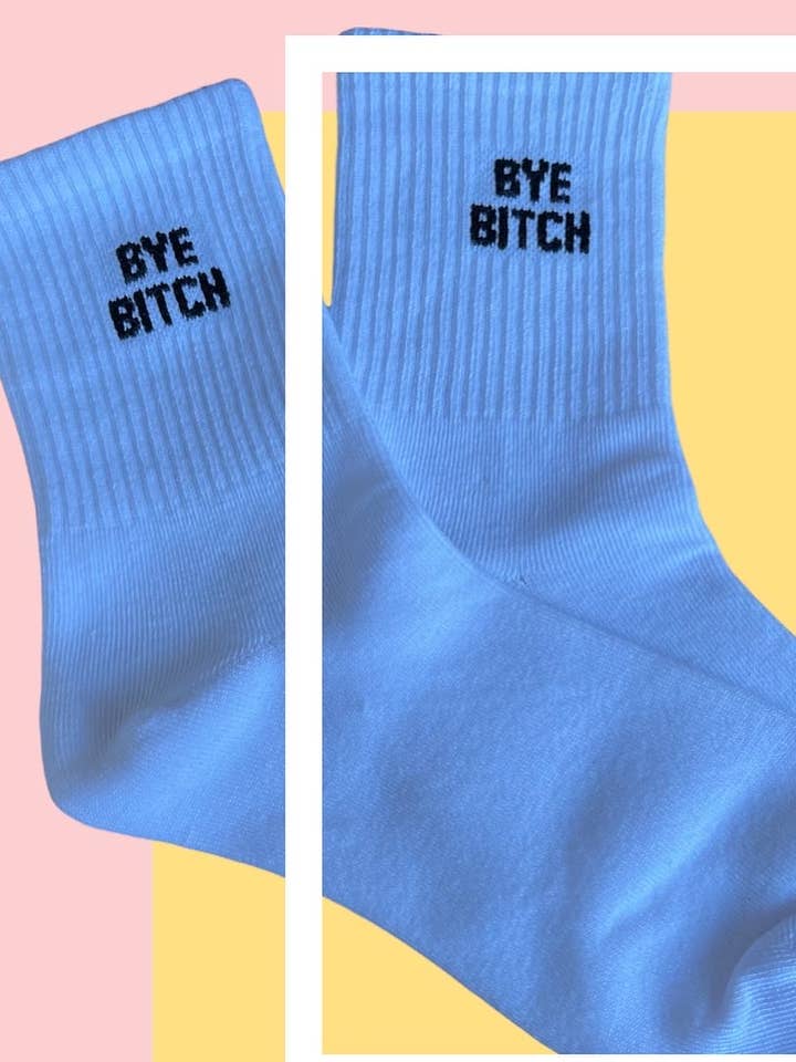 Bye Bitch Socken für den Großhandel von Happy Baxter