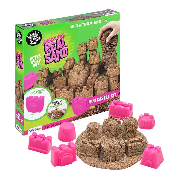 Paladone UK – wholesale Putty/slime – Child – Real Sand Mini Castle Kit