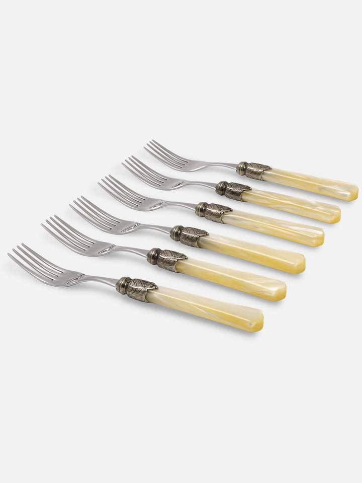 Victory Set of 6 Table Forks for wholesale by Rivadossi Sandro
