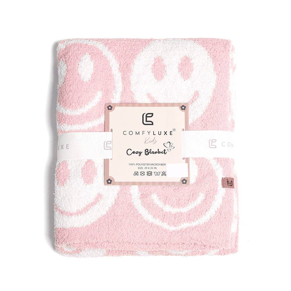 Sensibling Corp. - Wholesale Bedding Blanket - Kids & Baby - Smile Patterned Reversible Kids Throw Blanket1