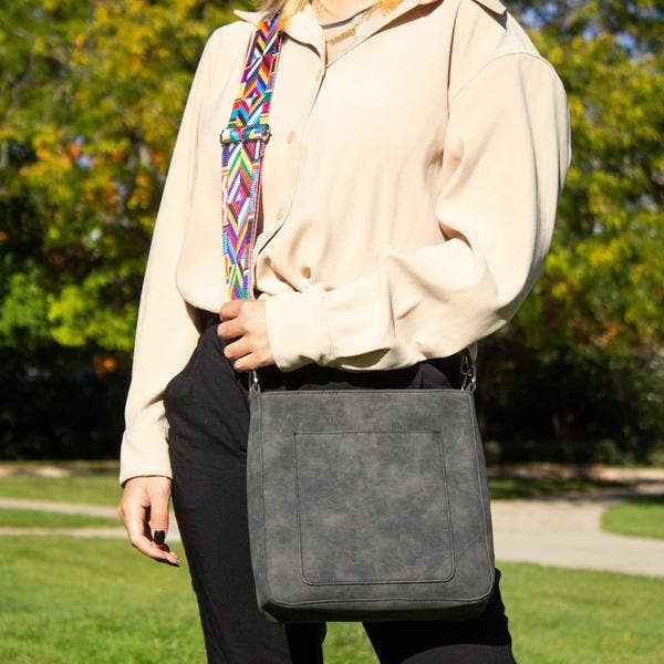 K. Carroll Accessories - Vente Sac à bandoulière – femme - MAY SUEDE CUIR VÉGÉTALIEN BANDOULIÈRE🍁7