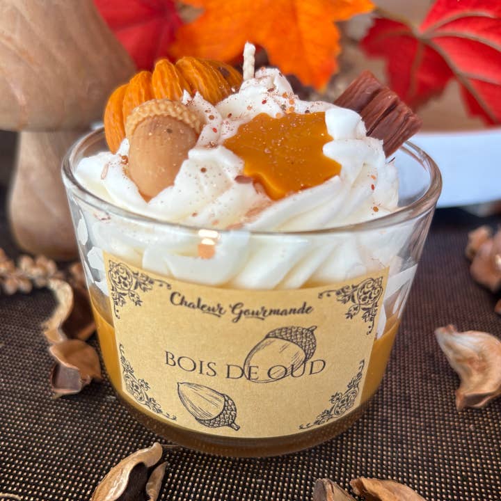 Chaleur Gourmande - Wholesale Jar/Filled Candle - Oud wood candle0